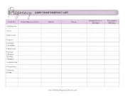 Care Team Contact List Report Template