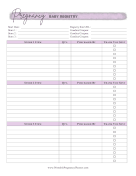 Baby Registry
