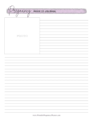 Pregnancy Journal Week 23 Report Template